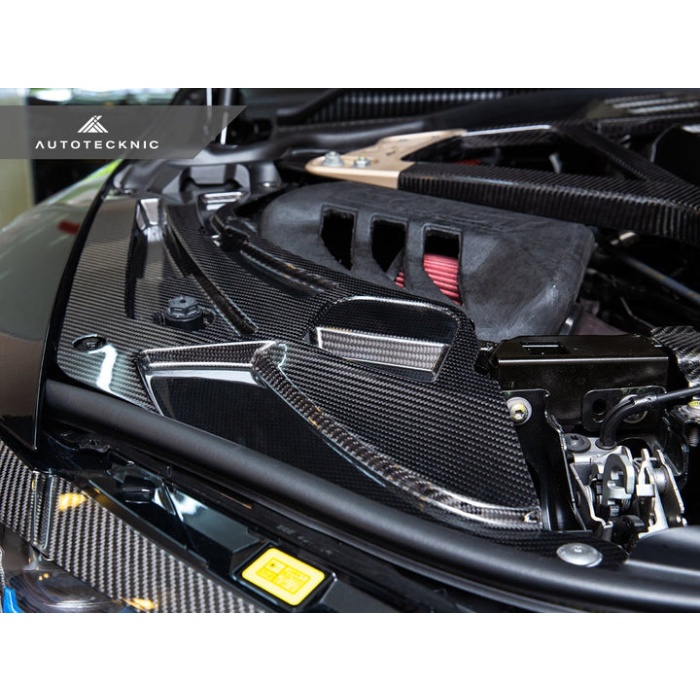 AutoTecknic G8X M3 / M4 Dry Carbon Engine Bay Trim Set - V2