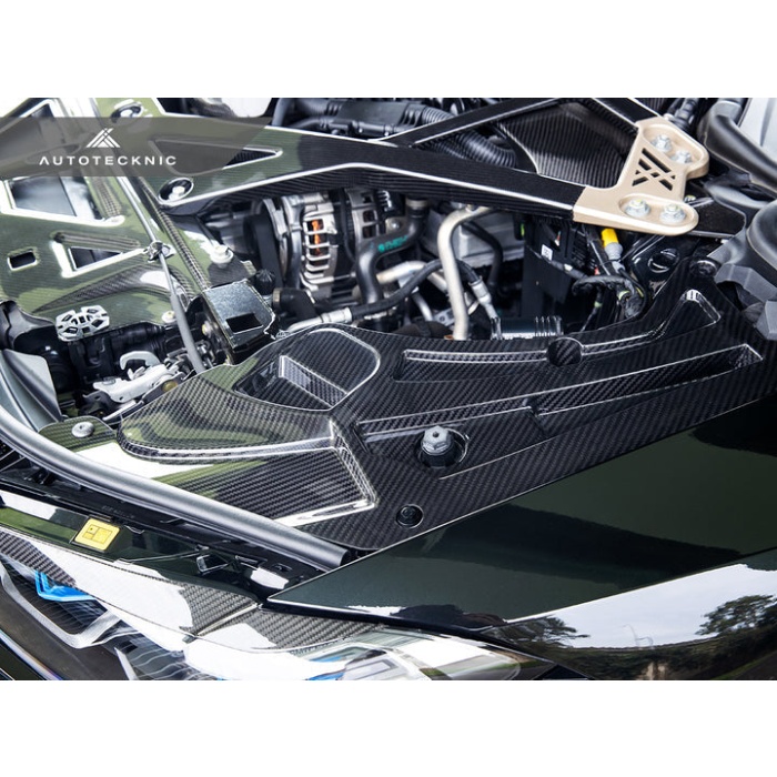AutoTecknic G8X M3 / M4 Dry Carbon Engine Bay Trim Set - V2