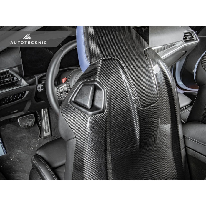 AutoTecknic G82 / G83 M4 Dry Carbon Full Seat Back Cover Set