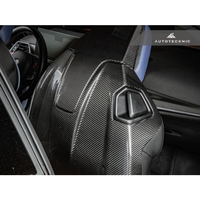 AutoTecknic G82 / G83 M4 Dry Carbon Full Seat Back Cover Set