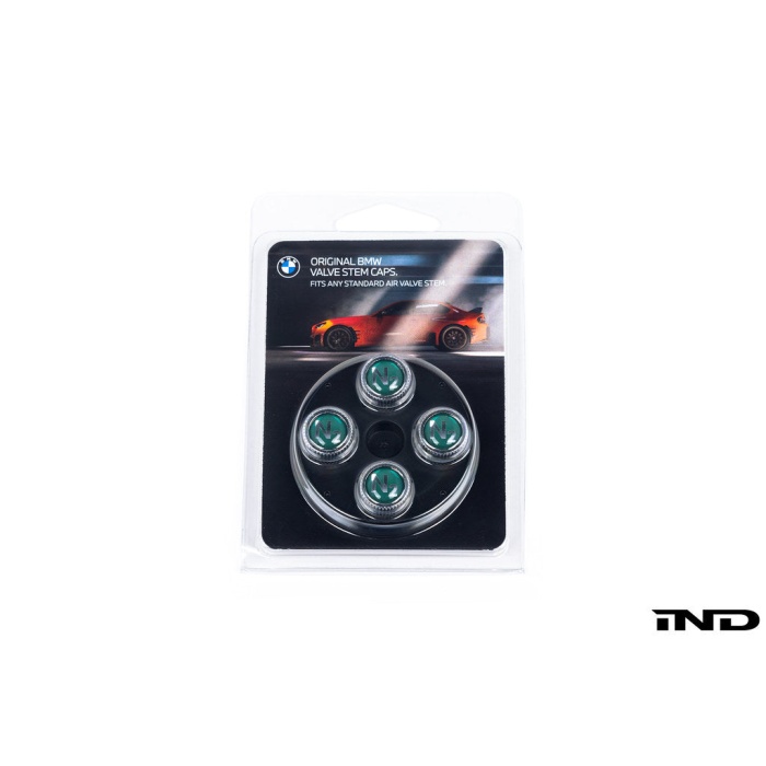 BMW Nitrogen Valve Stem Cap Set - Silver