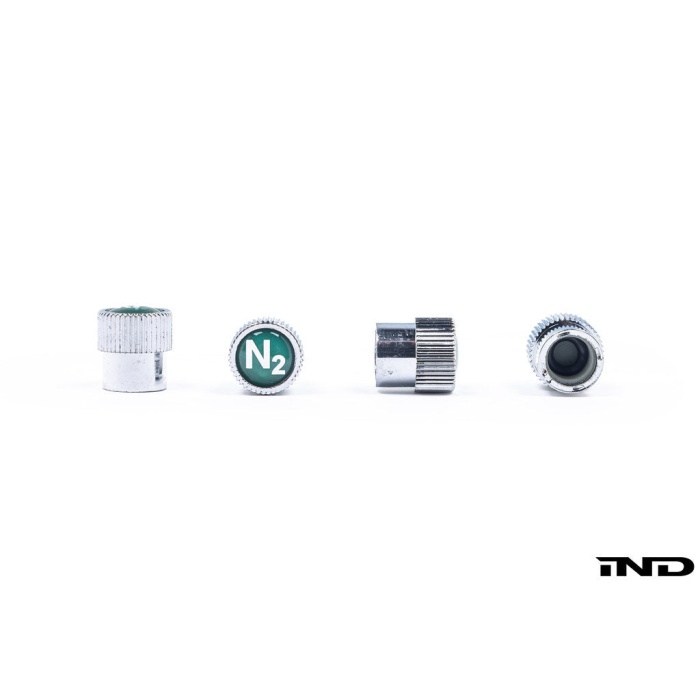 BMW Nitrogen Valve Stem Cap Set - Silver
