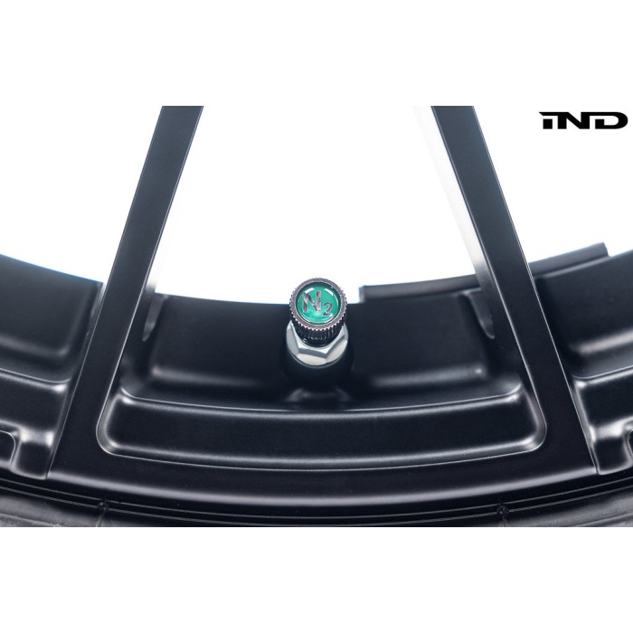 BMW Nitrogen Valve Stem Cap Set - Silver