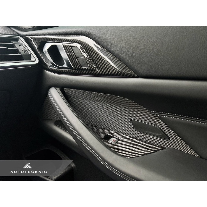 AutoTecknic G82 M4 Dry Carbon Window Switch Panel Trim Set