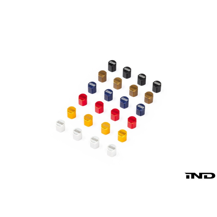 BBS Metal Valve Stem Cap Set