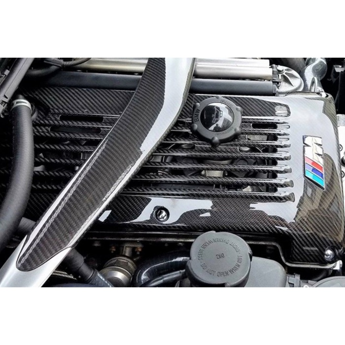 Karbonius E46 M3 S54 Carbon Engine Cover - Vented