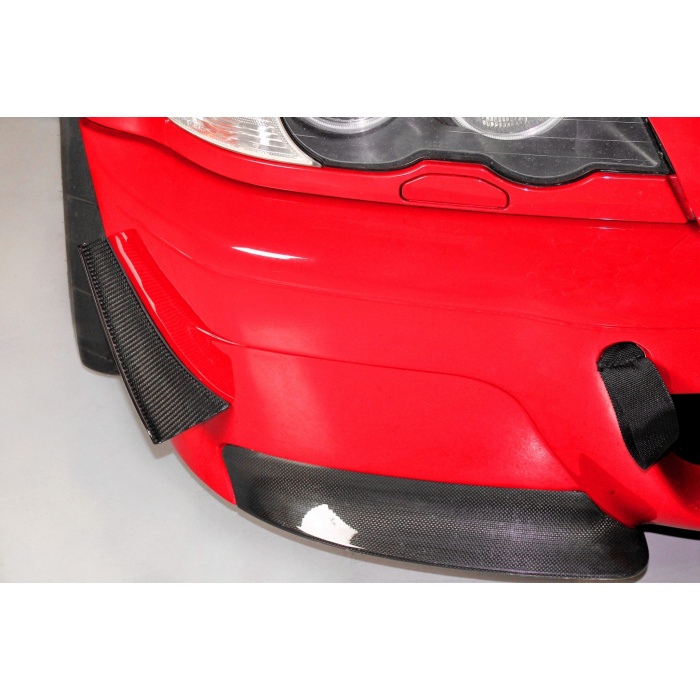 Karbonius E46 M3 Carbon Front Bumper Canard Set