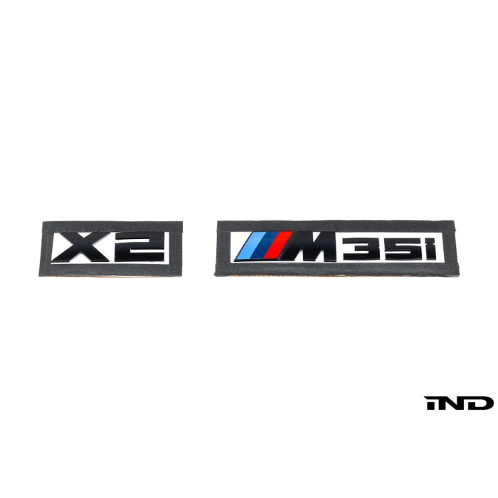 IND U10 X2 M35i Painted Trunk Emblem