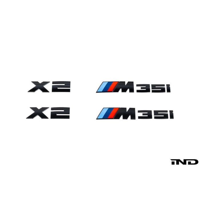 IND U10 X2 M35i Painted Trunk Emblem