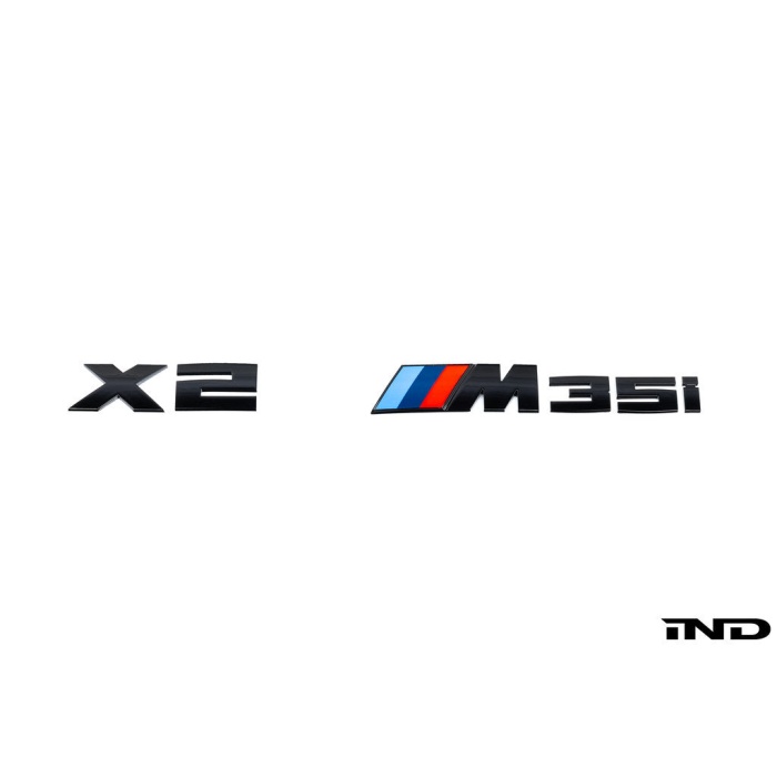 IND U10 X2 M35i Painted Trunk Emblem