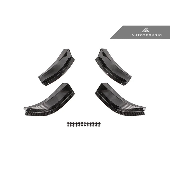 AutoTecknic G8X M3 / M4 Dry Carbon GT4 Bumper Canard Set