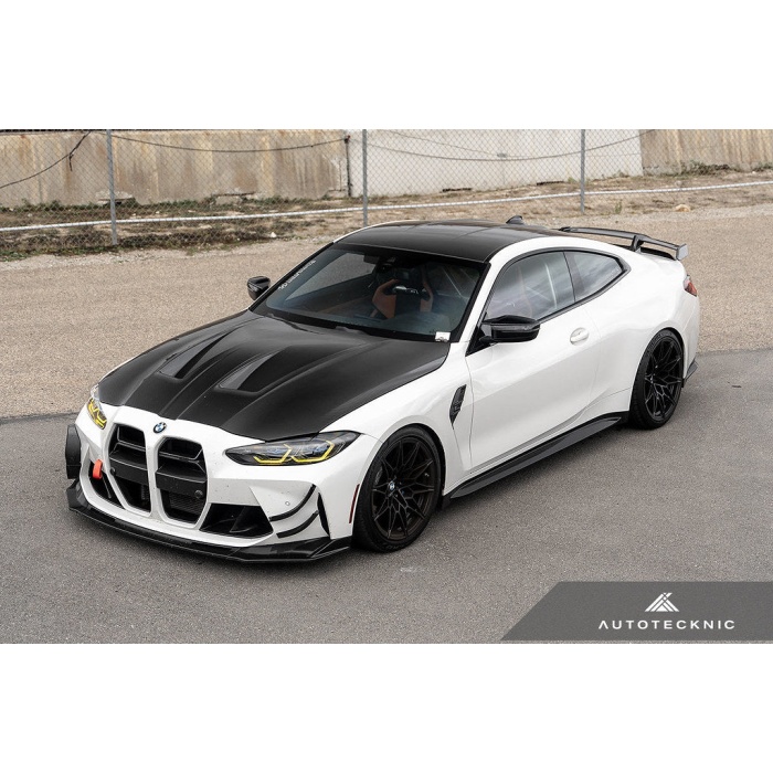 AutoTecknic G8X M3 / M4 Dry Carbon GT4 Bumper Canard Set