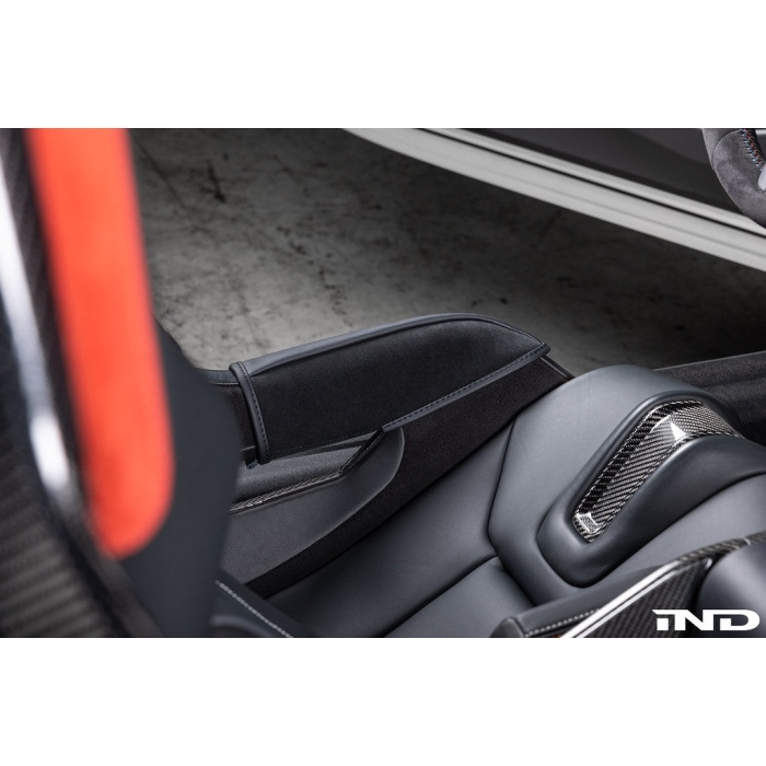 IND G82 M4 CSL Carbon Full Bucket Seat Bolster Protector Set