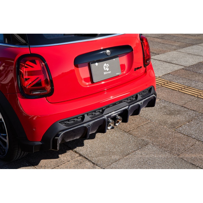 3D Design Mini F56 JCW LCI Carbon Rear Diffuser