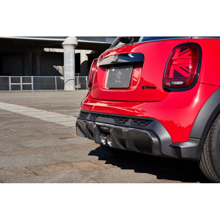 3D Design Mini F56 JCW LCI Carbon Rear Diffuser