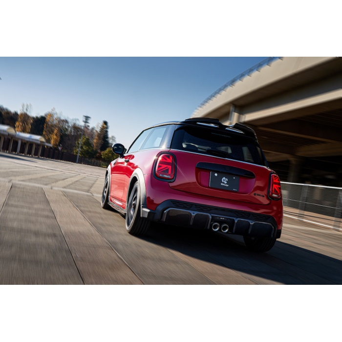 3D Design Mini F56 JCW LCI Carbon Rear Diffuser