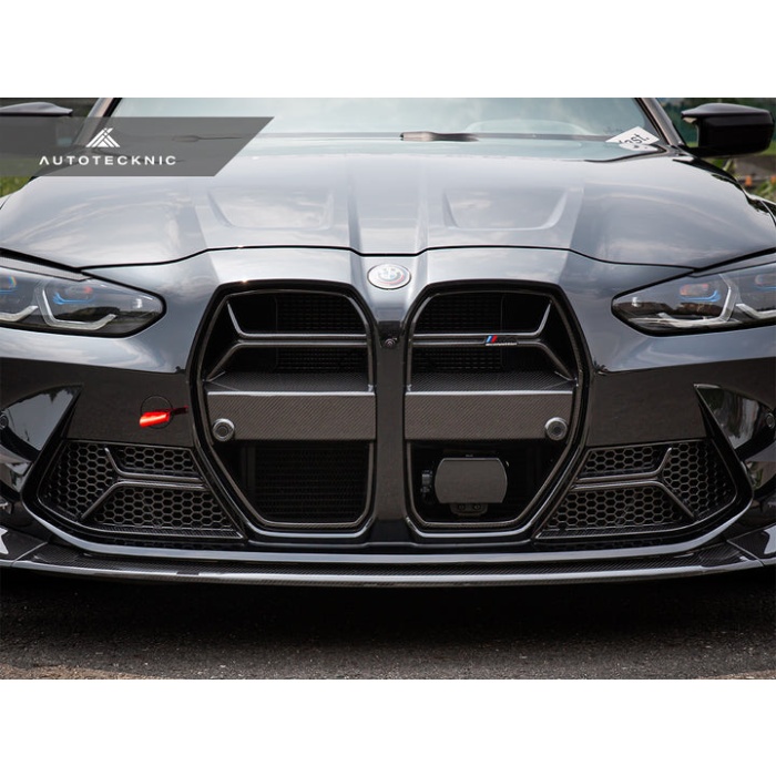 AutoTecknic G8X M3 / M4 Dry Carbon Corsa Front Bumper Lower Vent Set