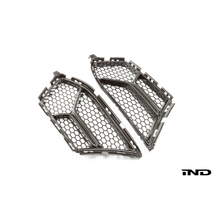 AutoTecknic G8X M3 / M4 Dry Carbon Corsa Front Bumper Lower Vent Set