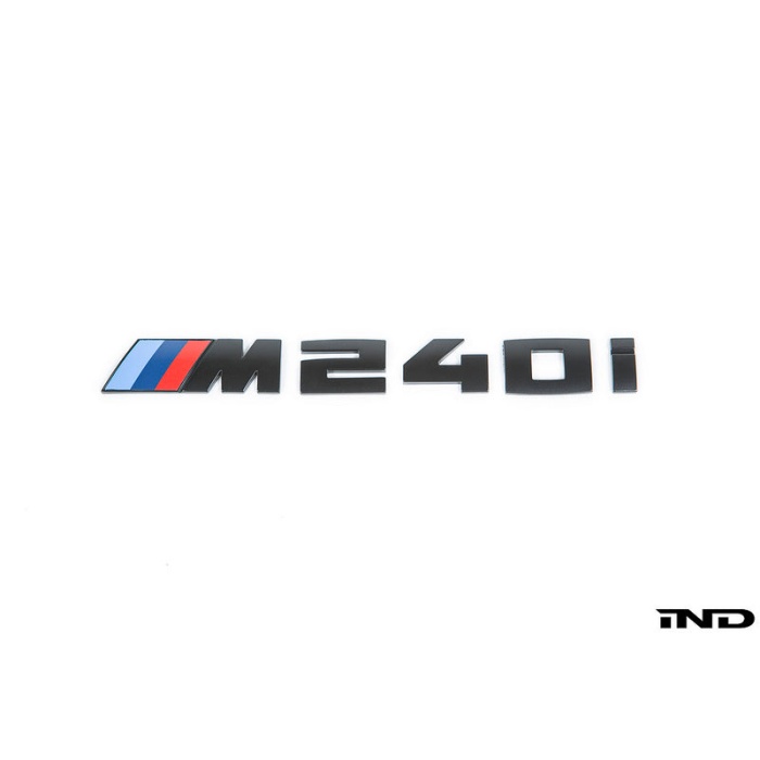 BMW G42 M240i Trunk Emblem - Gloss Black