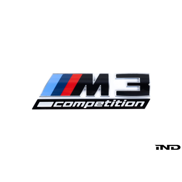 BMW G80 M3 LCI Competition Black Trunk Emblem