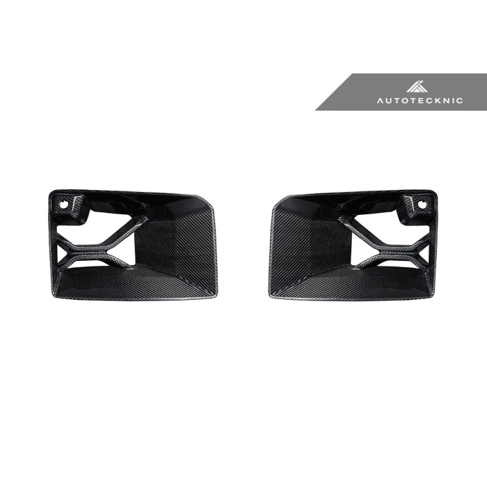 AutoTecknic G87 M2 Dry Carbon Podium Front Bumper Lower Vent Set