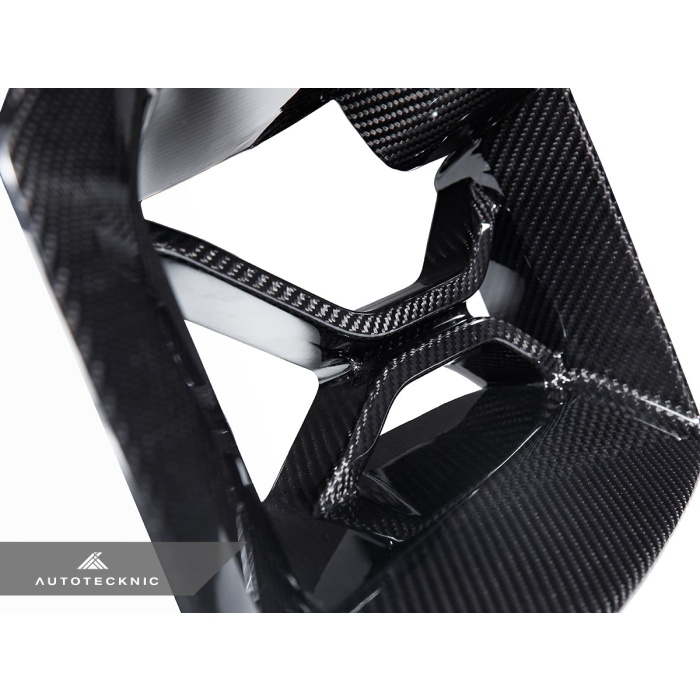 AutoTecknic G87 M2 Dry Carbon Podium Front Bumper Lower Vent Set