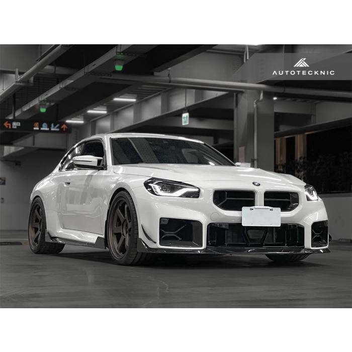 AutoTecknic G87 M2 Dry Carbon Podium Front Bumper Lower Vent Set