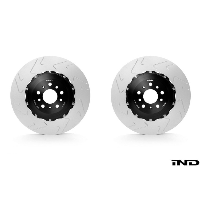 MMX Performance F8X M2 / M3 / M4 2-Piece Floating Rotor Set - Rear 370x24mm