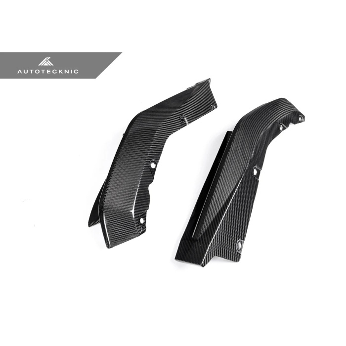 AutoTecknic G8X M3 / M4 Dry Carbon OEM-Spec Rear Splitter Set
