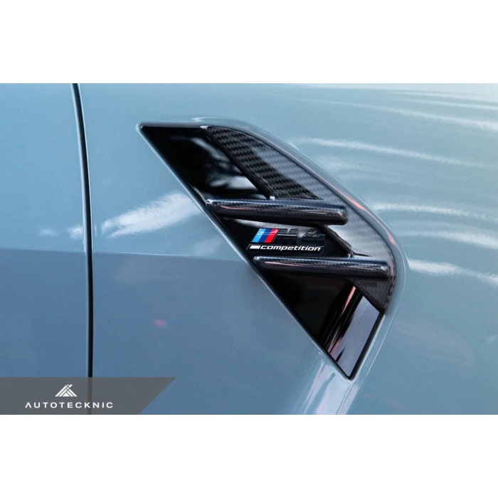 AutoTecknic G8X M3 / M4 Dry Carbon Fiber Fender Trim Set