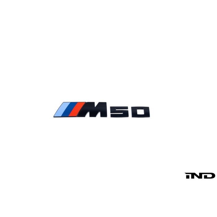 BMW G45 X3 M50 Trunk Emblem - Gloss Black