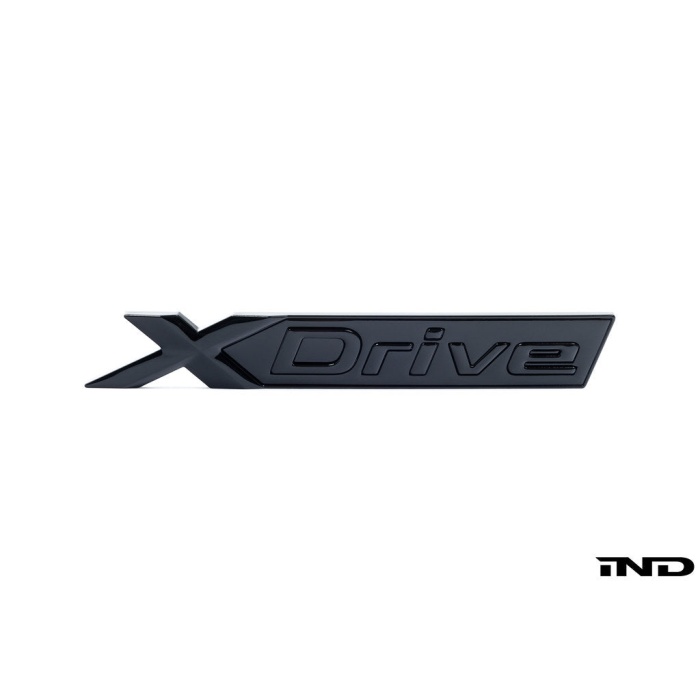 IND G45 X3 xDrive Painted Trunk Emblem - Gloss Black
