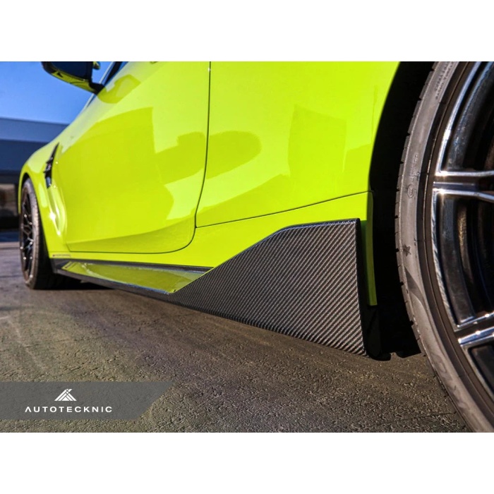 AutoTecknic G8X M3 / M4 Dry Carbon Performante Side Skirt Set