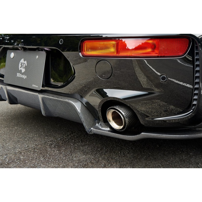 3D Design F54 MINI Cooper Clubman JCW LCI Carbon Rear Diffuser
