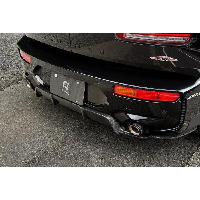 3D Design F54 MINI Cooper Clubman JCW LCI Carbon Rear Diffuser