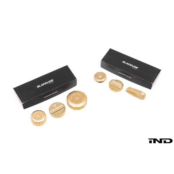 Goldenwrench Blackline Performance BMW M Car (S55) CCB Gold Cap Complete Set