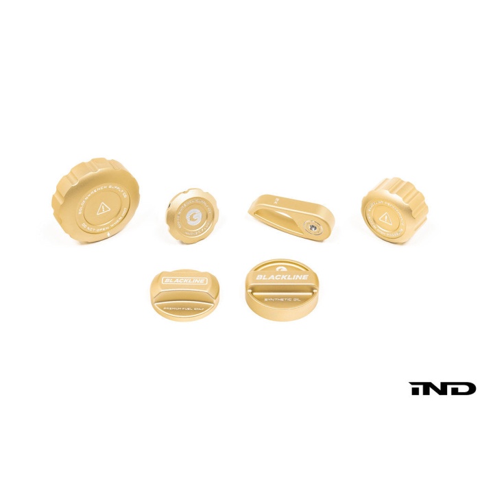 Goldenwrench Blackline Performance BMW M Car (S55) CCB Gold Cap Complete Set