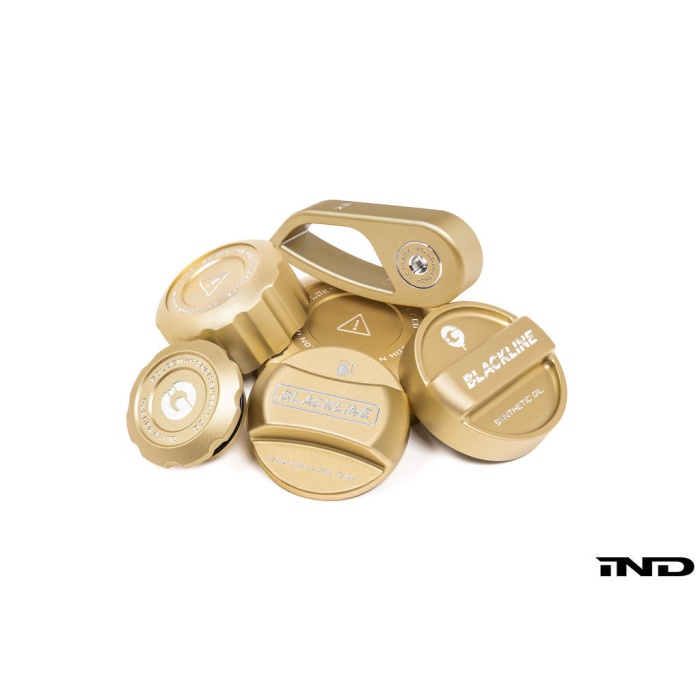 Goldenwrench Blackline Performance BMW M Car (S55) CCB Gold Cap Complete Set