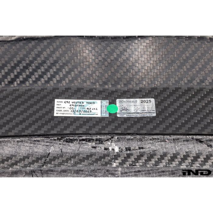 Karbonius E92 M3 Carbon Vented Hood