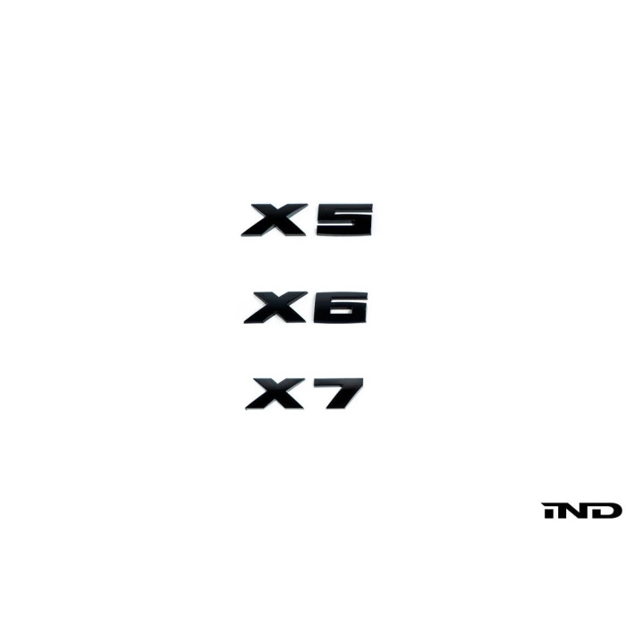 IND G05 X5 / G06 X6 / G07 X7 M Performance Painted Trunk Emblem