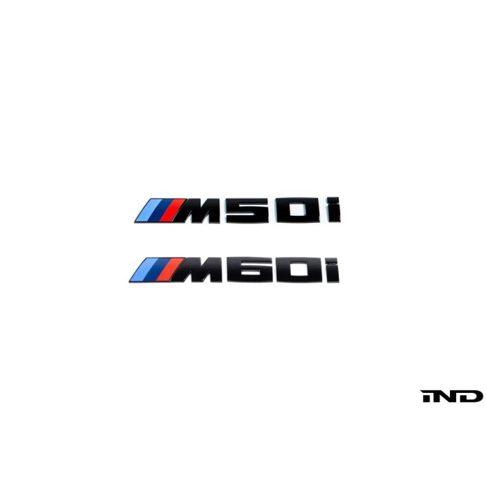 IND G0X X5 / X6 / X7 M50i / M60i Painted Trunk Emblem