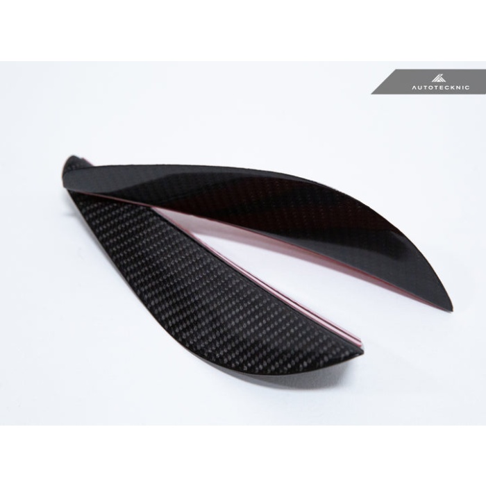 AutoTecknic E9X M3 Dry Carbon Front Bumper Canard Set