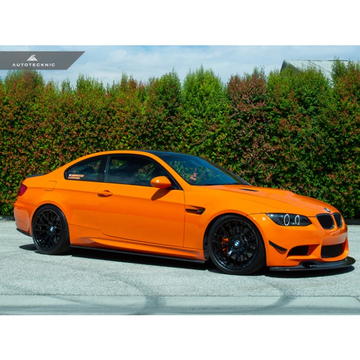 AutoTecknic E9X M3 Dry Carbon Front Bumper Canard Set