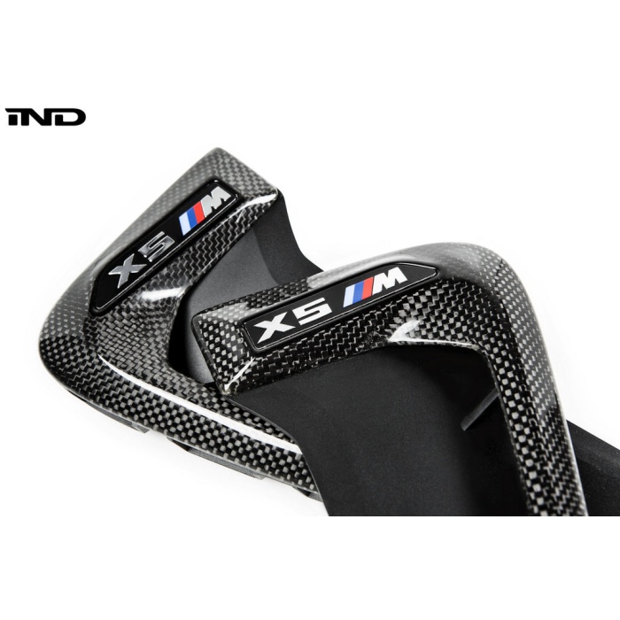 IND F85 X5M Carbon Side Grille Set