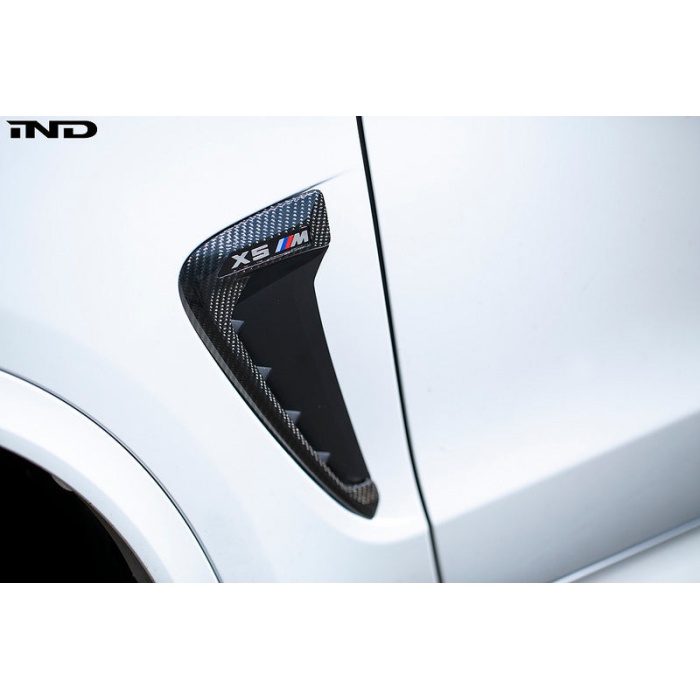 IND F85 X5M Carbon Side Grille Set