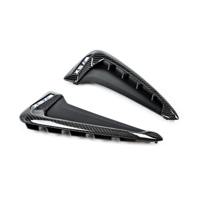 IND F85 X5M Carbon Side Grille Set