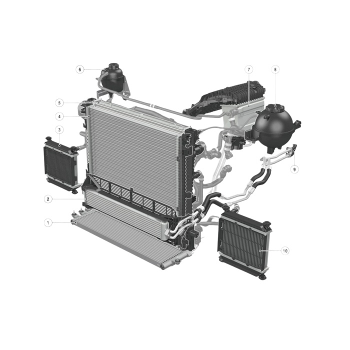 CSF G8X M2 / M3 / M4 (S58) High Performance Auxiliary Radiator
