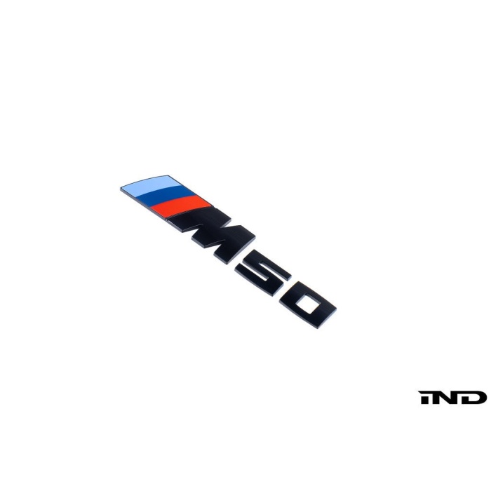BMW G26 i4 M50 Trunk Emblem - Gloss Black