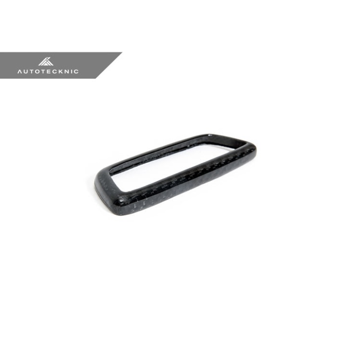 AutoTecknic BMW M Front Seat Dry Carbon Illuminated Emblem Surround