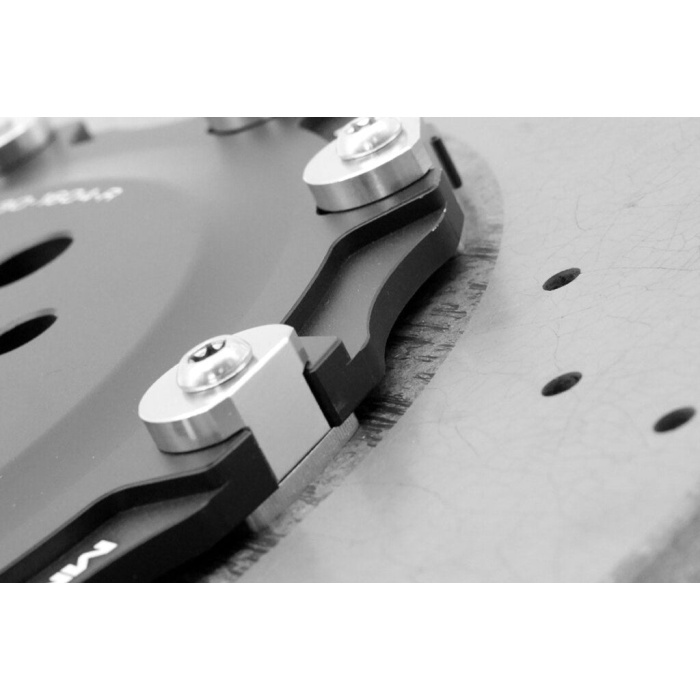 MMX Performance G8X M2 / M3 / M4 2-Piece Floating Carbon Ceramic Rotor Conversion - Rear 370x24mm